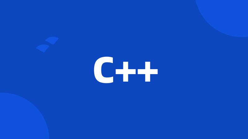 C++