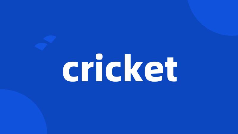 cricket