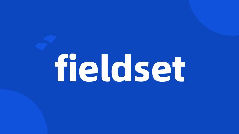 fieldset