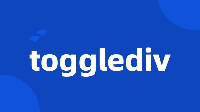 togglediv