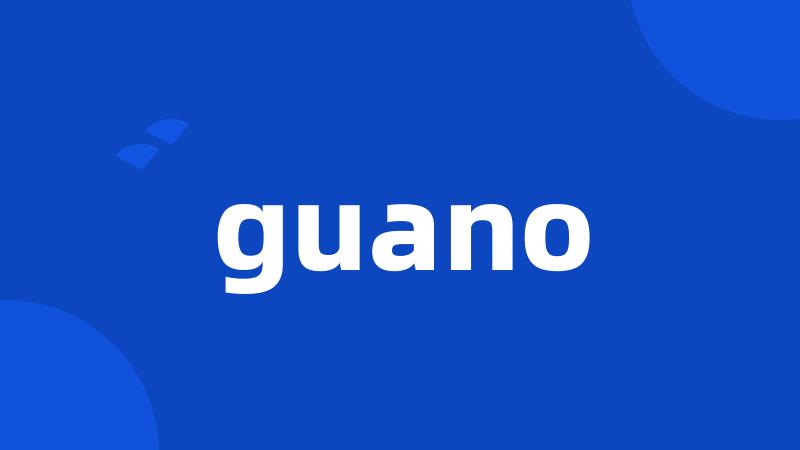 guano