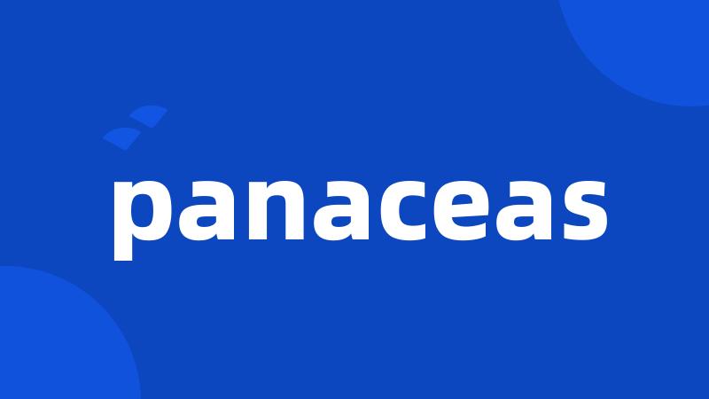 panaceas