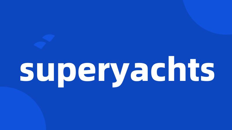 superyachts