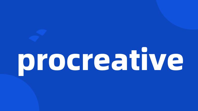 procreative