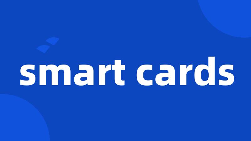 smart cards