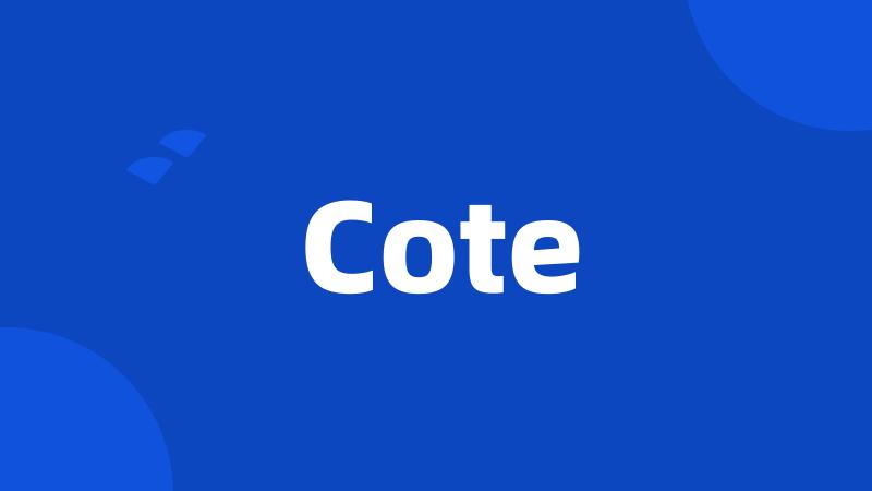 Cote