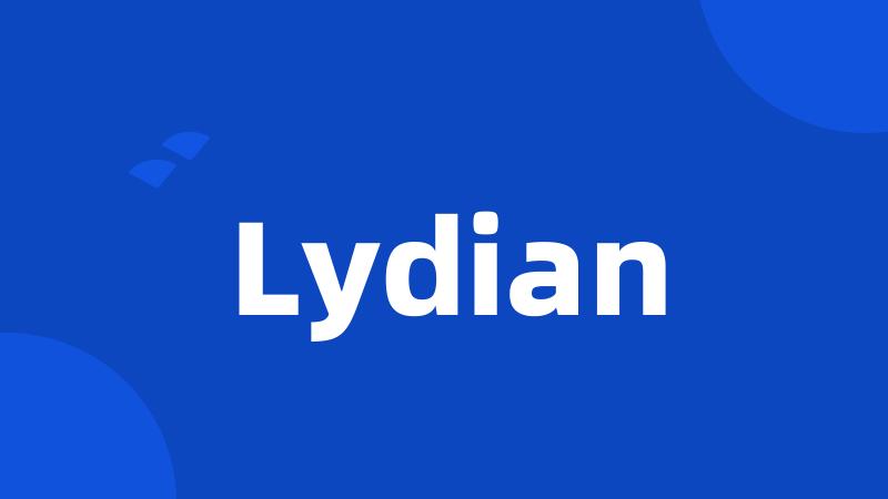 Lydian