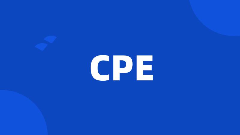 CPE