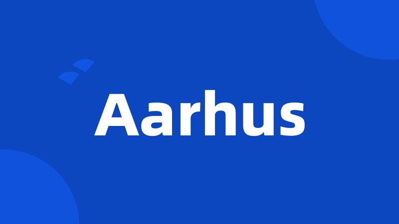 Aarhus