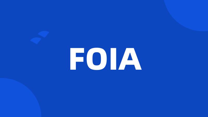 FOIA