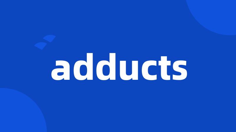 adducts