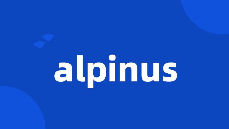 alpinus