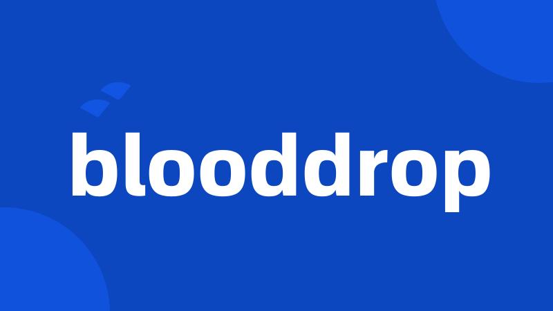 blooddrop