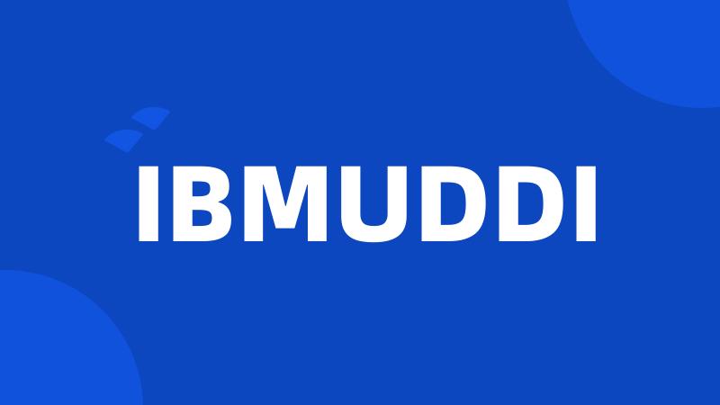 IBMUDDI