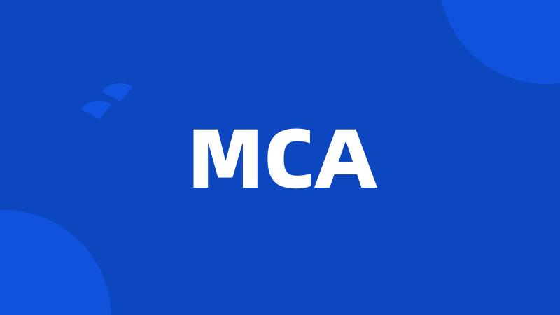 MCA