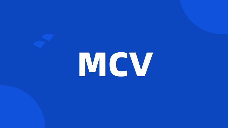 MCV