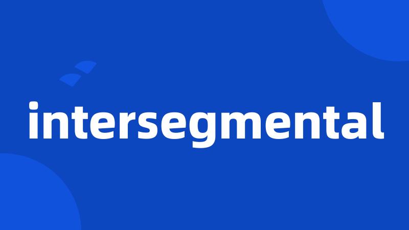 intersegmental