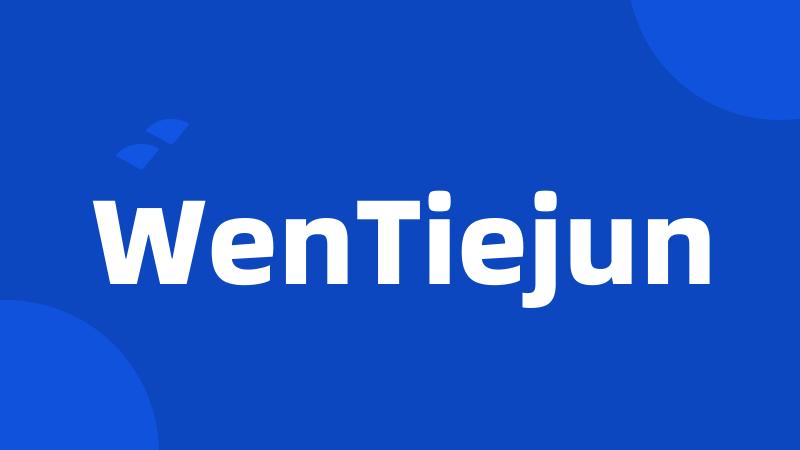 WenTiejun