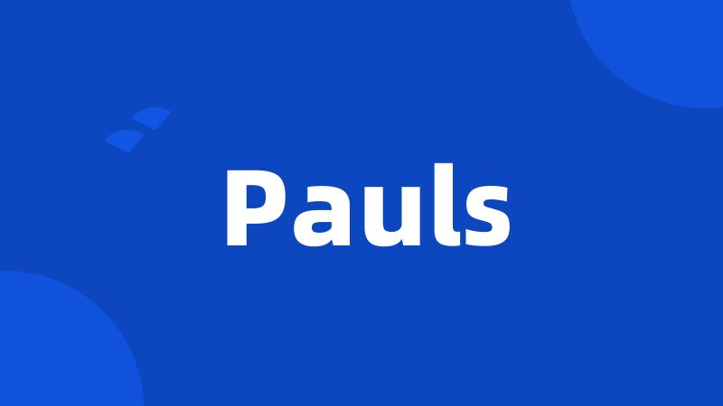 Pauls