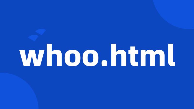 whoo.html