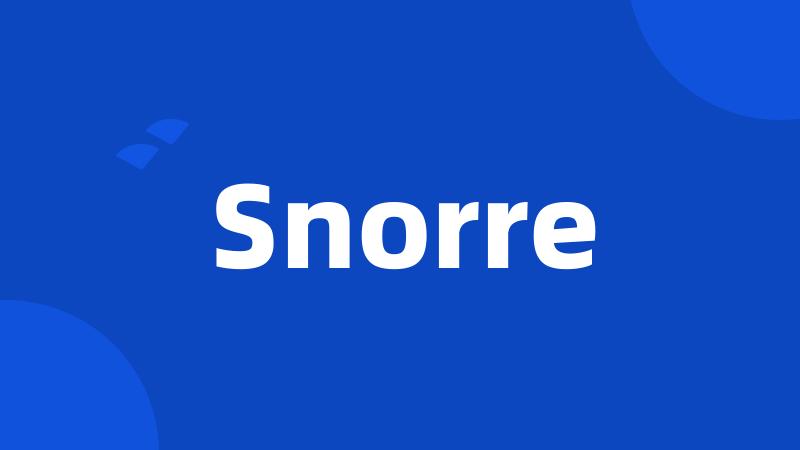 Snorre