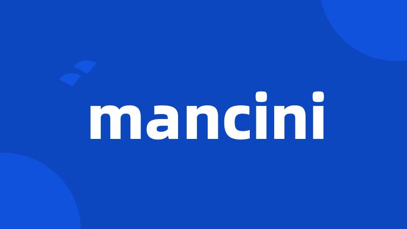 mancini