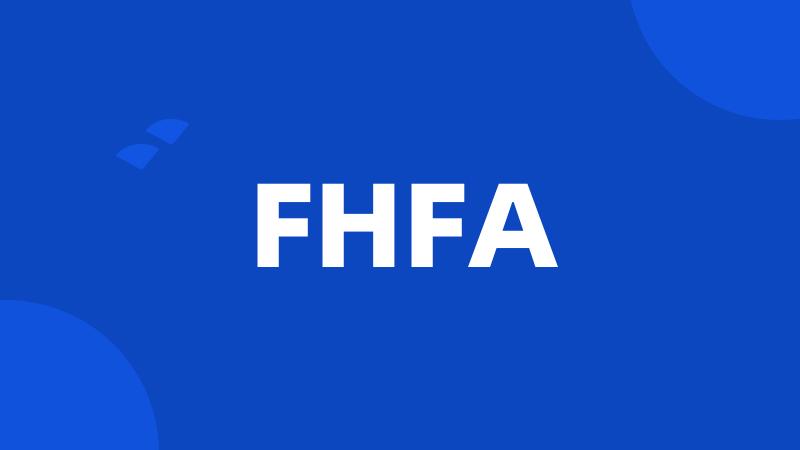 FHFA