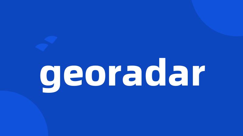 georadar