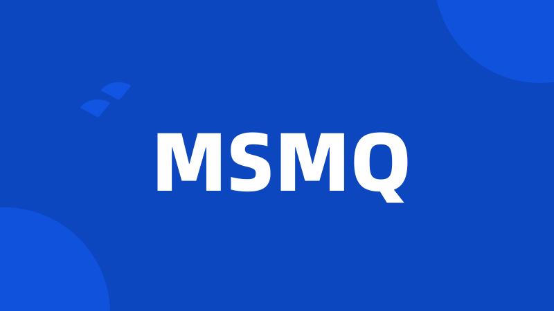 MSMQ