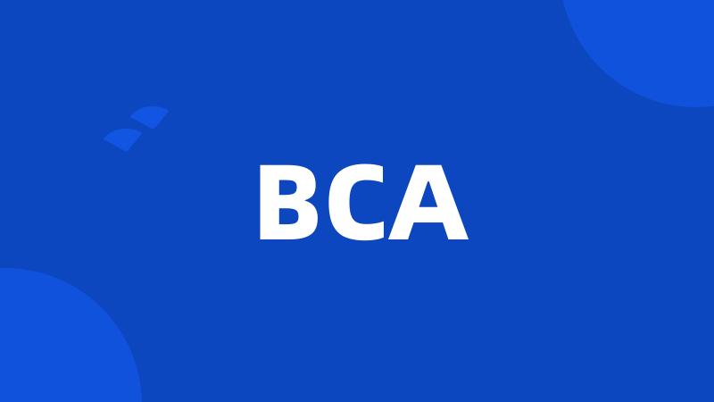 BCA