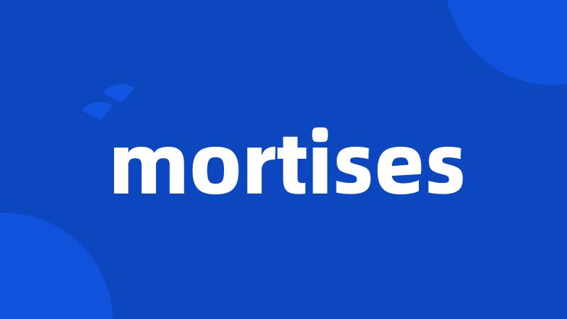 mortises