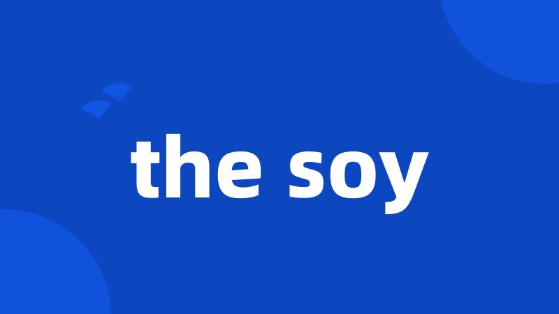 the soy