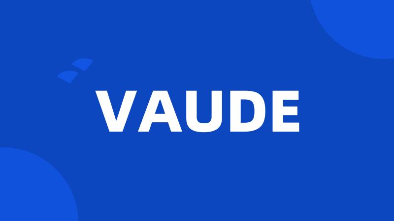 VAUDE