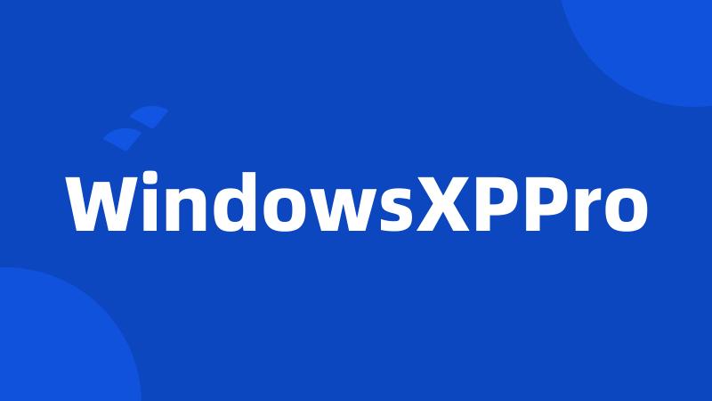 WindowsXPPro