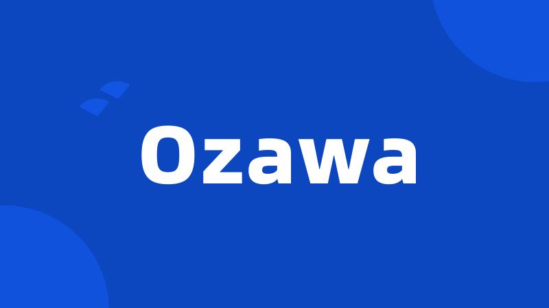 Ozawa