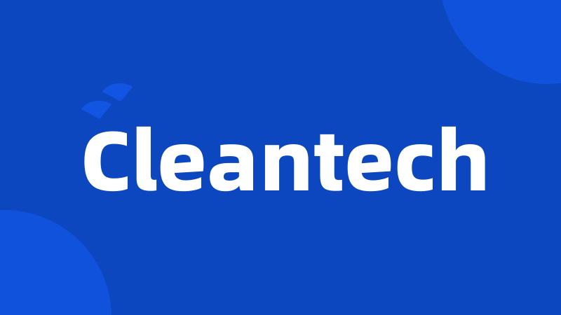 Cleantech