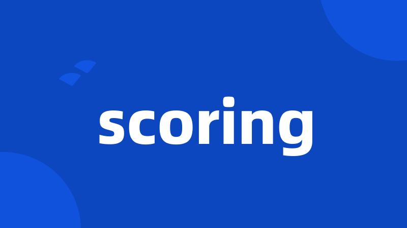 scoring