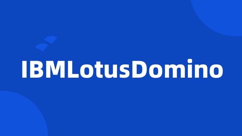 IBMLotusDomino