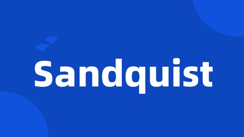 Sandquist