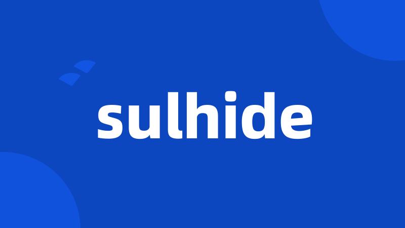 sulhide