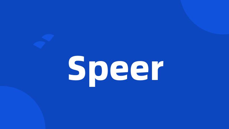 Speer