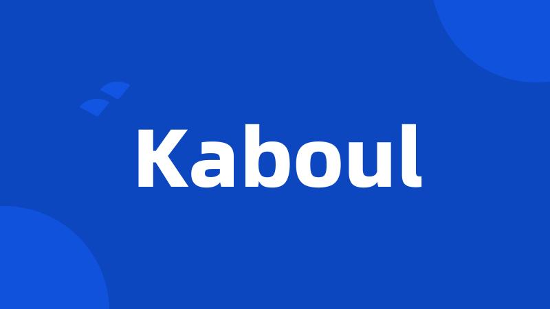 Kaboul