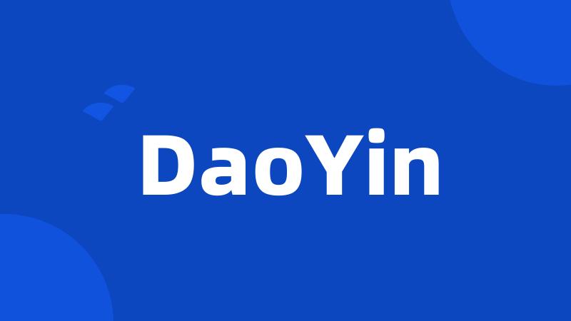 DaoYin