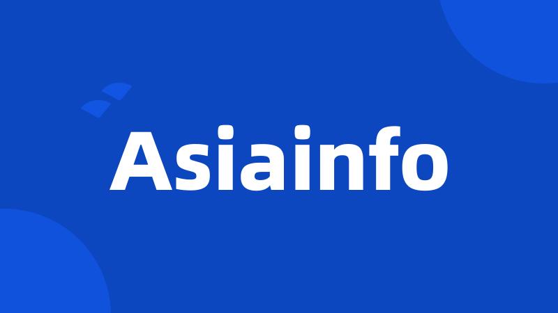 Asiainfo