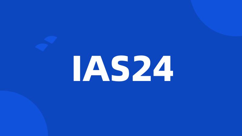 IAS24