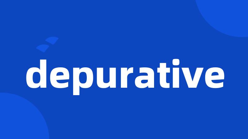 depurative