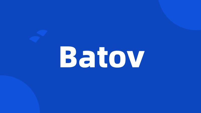 Batov