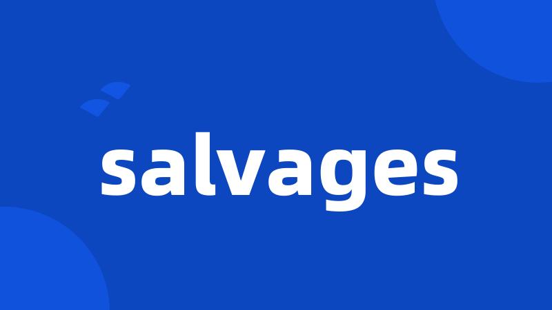 salvages