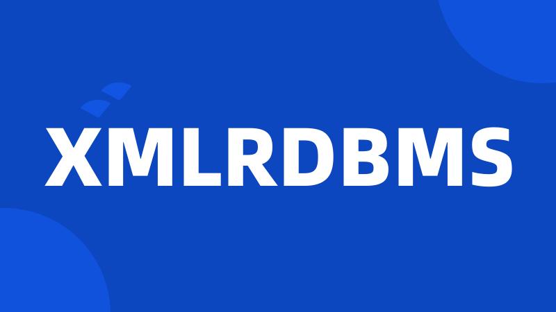 XMLRDBMS