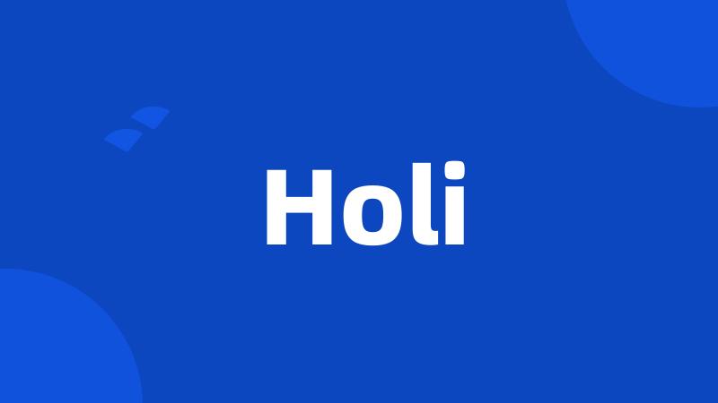 Holi